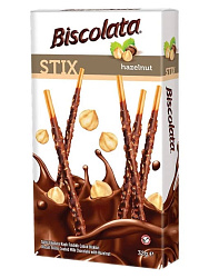 Палочки Biscolata Stix Hazelnut с Лесным Орехом 32 гр. (ТУРЦИЯ)