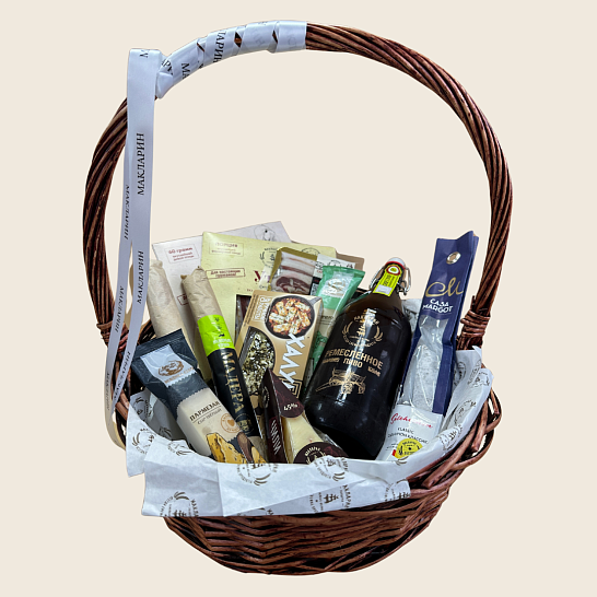 Подарочная корзина «Крафтовый Набор»