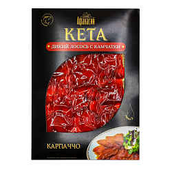 Карпаччо из кеты 100 гр.