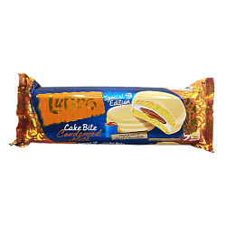 Сендвич-кекс с маршмеллоу и вареной сгущенкой в белом шоколаде LUPPO CONDENSEMILK 182 гр. (ТУРЦИЯ)
