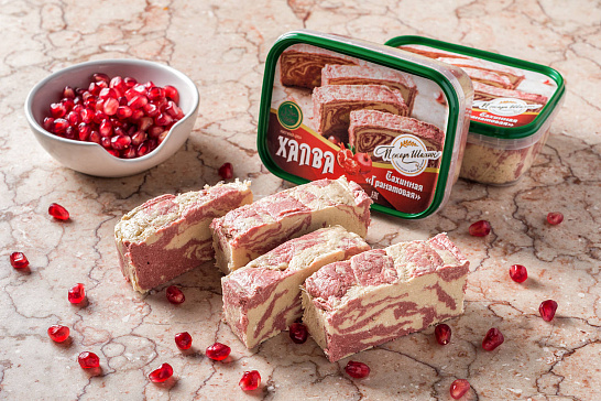 Халва тахинная со вкусом граната 0,280 кг 
