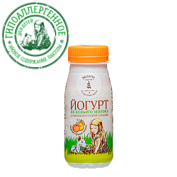 Йогурт из козьего молока персик-груша (150 г)
