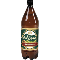 Пиво светлое б/а «ЭКОBEER» 1,4 л.