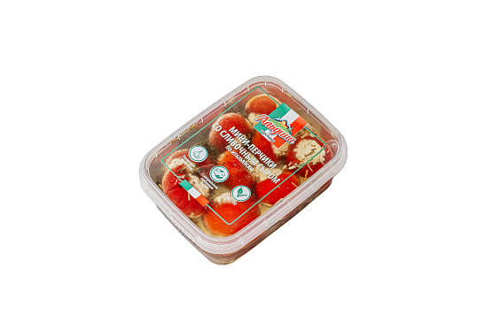 Перчики красные фаршированные сливочным сыром, 260г
