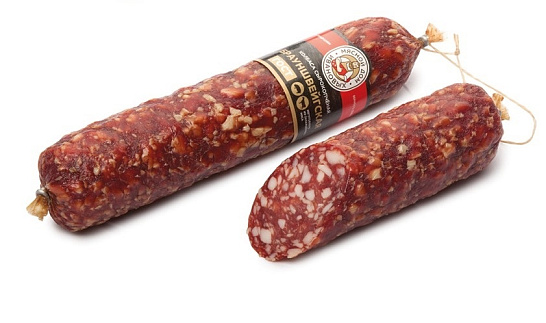 Колбаса «Брауншвейгская» сырокопченая Мясной Дом Ивановых ~400 гр.