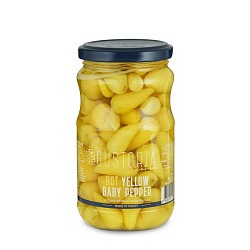 Перец желтый острый мини «Gustoria» 370 мл. Турция