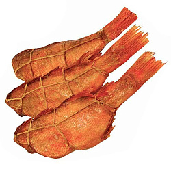 Окунь горячего копчения без головы 