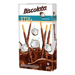 Палочки Biscolata бисквитные с кокосовой стружкой 32 гр. (ТУРЦИЯ)