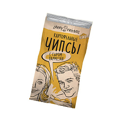 Чипсы из натур. картофеля "Larry and Friends" с Сыром пармезан 90гр