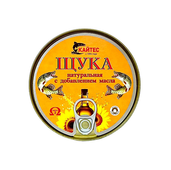 Щука натуральная с д/м 230 г 