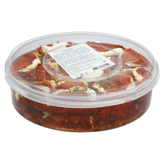 Антипасти Вяленые томаты с мягким сыром в масле 700 гр.